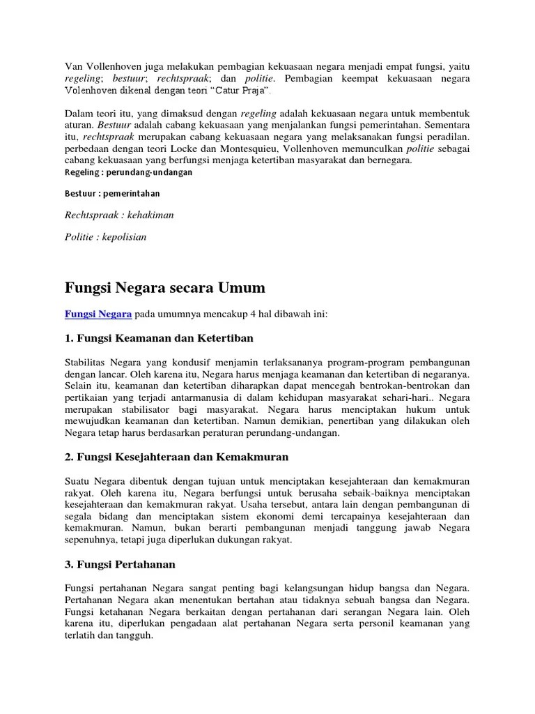 Fungsi Negara | PDF