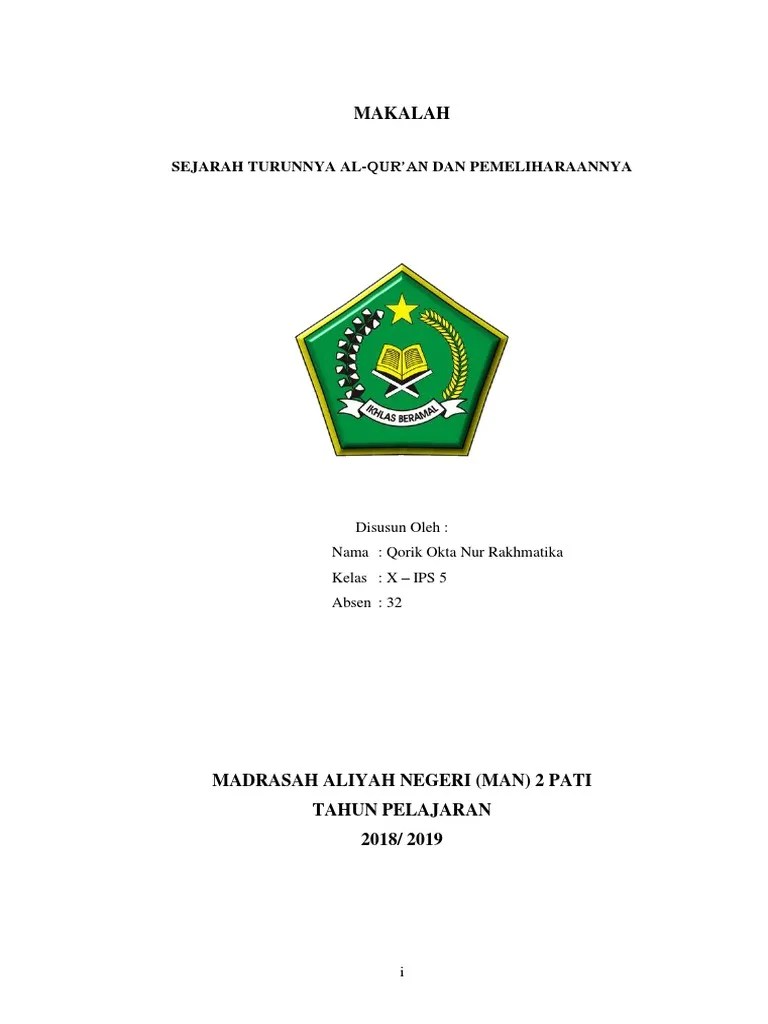 A short summary of this paper. Makalah Sejarah Turunnya Al Quran By Dya Indah Pdf