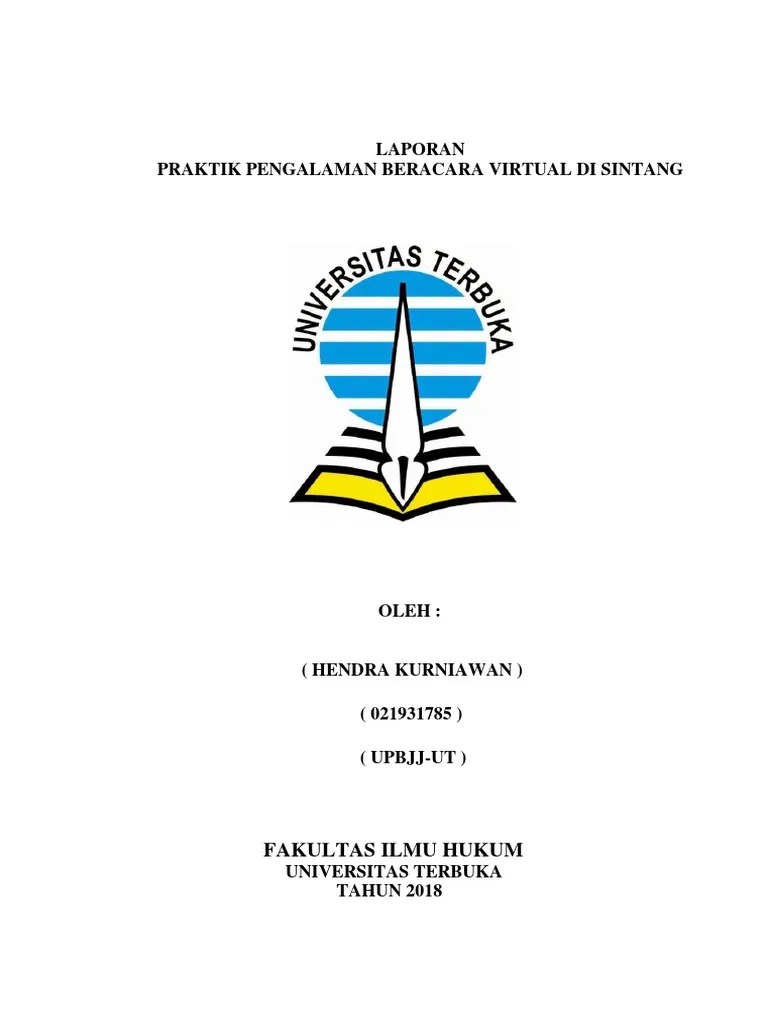 Laporan Praktik Pengalaman Beracara Semester 6 | PDF