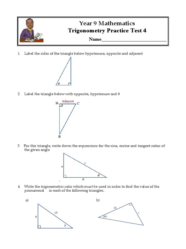 year 9 trigonometry 4 trigonometric functions trigonometry
