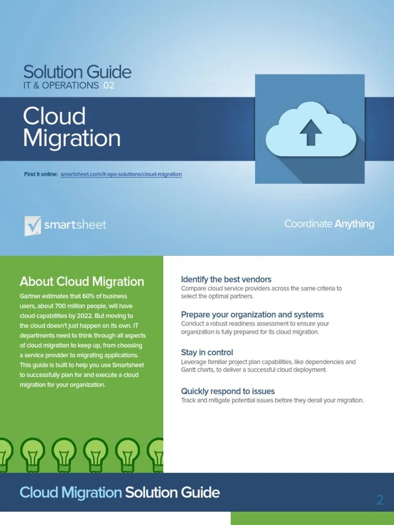 Cloud Migration Solution Guide | PDF | Boolean Data Type | Cloud Computing