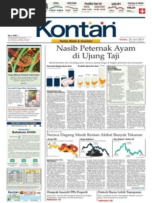 Kontan Harian Edisi 25-06-2019 PDF | PDF