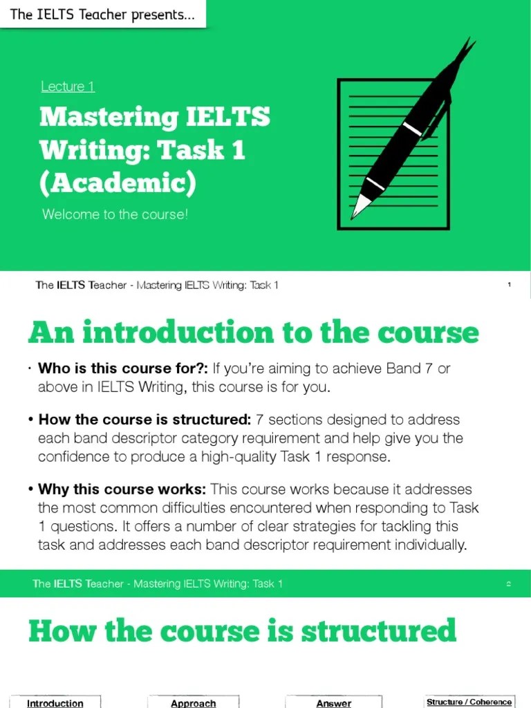 6.1 Mastering IELTS Writing Task 1 (PDFeBook) PDF | PDF | International English Language Testing ...