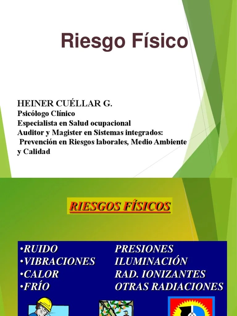 Riesgo Fisico | PDF | Sonido | Radiación