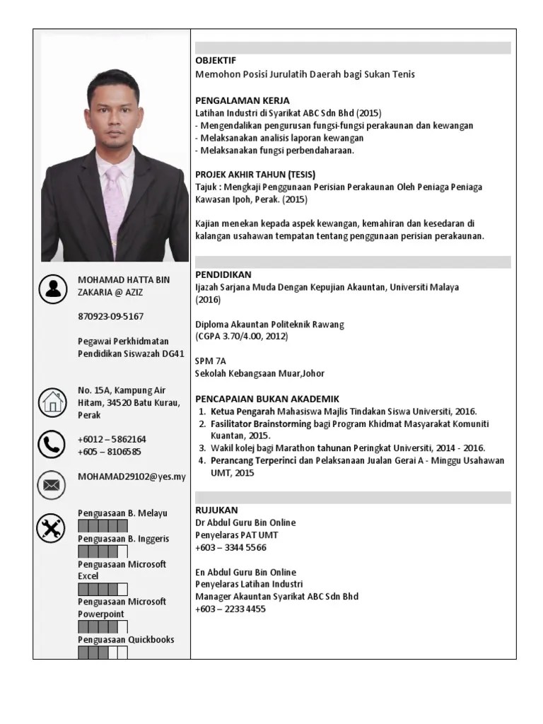 Each sample is available in pdf, google docs, and word. Contoh Resume Latihan Industri Terbaik