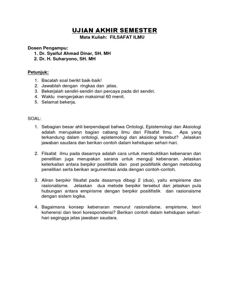 Contoh Ontologi Epistemologi Dan Aksiologi Dalam Kehidupan Sehari Hari –  Berbagai Contoh