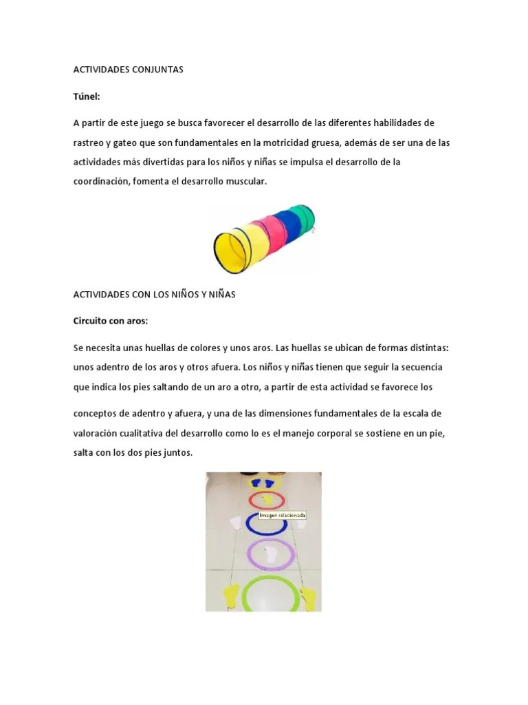 Se pueden realizar con aros, un entrenamiento divertido y muy practico para los niños. Actividades Para Ninos Y Ninas Pdf