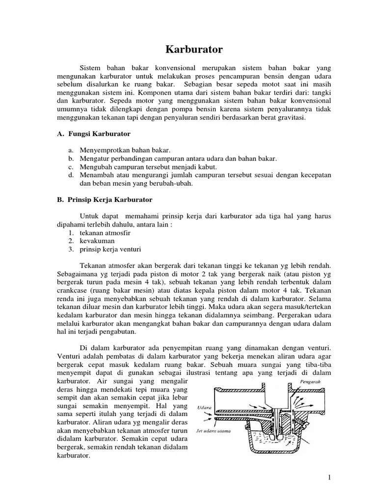 Karburator | PDF