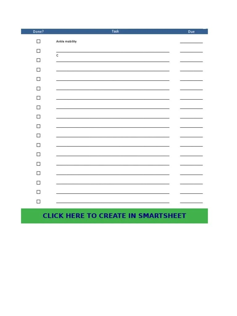 IC To Do List Printable Template 8854 | PDF