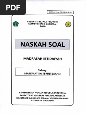 300+ contoh soal ksm jenjang mts ipa, ips dan matematika. Soal Tes Ksm Mi 2018 Jawabanku Id