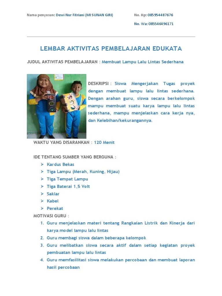 Kontroller akan mengatur agar arus listrik mengaliri setiap jalur secara bergantian. Aktivitas Pembelajaran Lampu Lalu Lintas Pdf