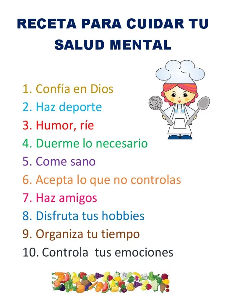 10 Pasos Para Tu Salud Mental | PDF