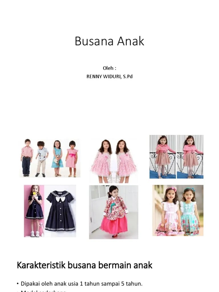 Busana Anak | PDF