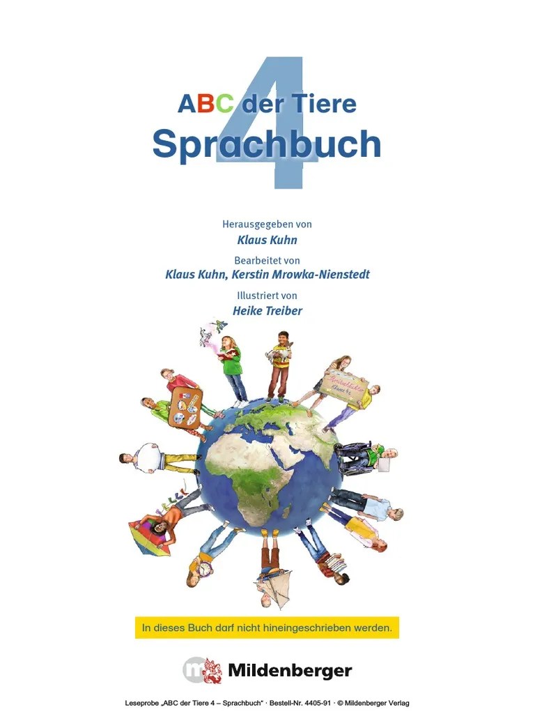 Das zweiteilige prädikat besteht als satzglied immer aus zeitwörtern. 4405 91 Leseprobe Abc Der Tiere 4 Sprachbuch Pdf