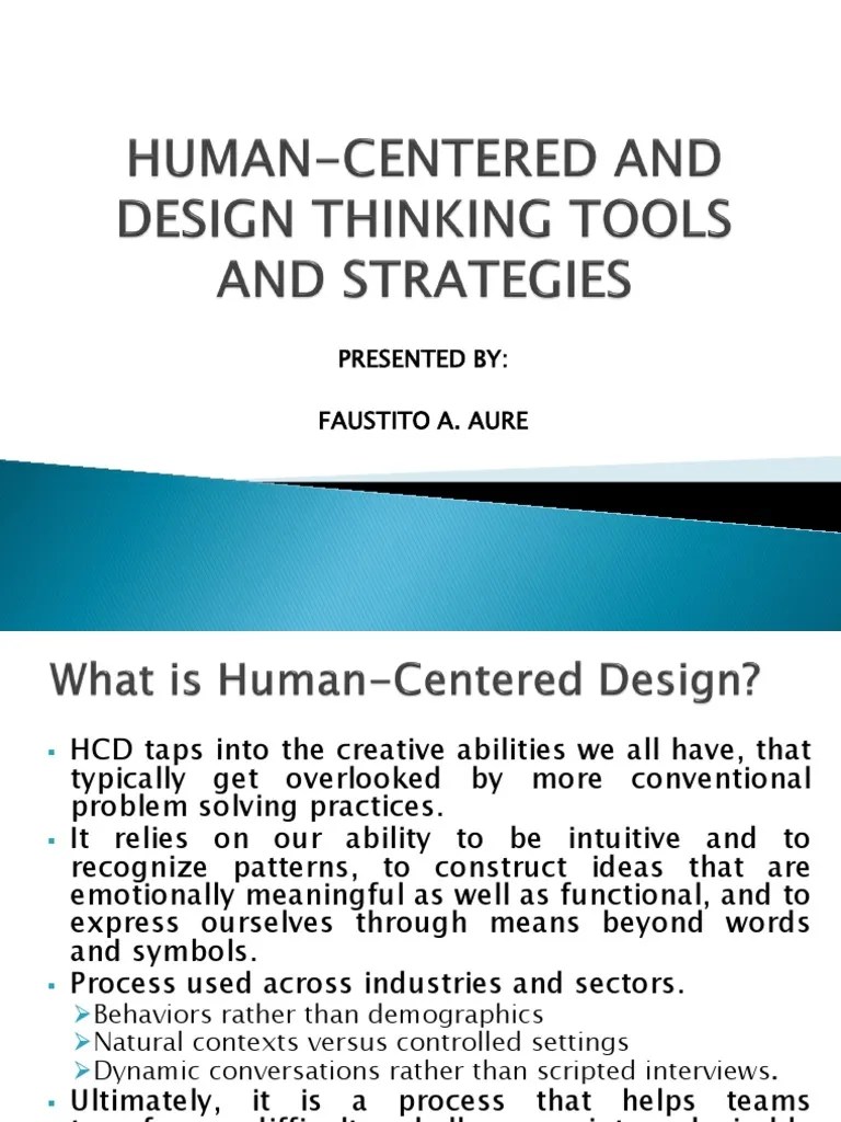 Session 2 Human Centered Design | Download Free PDF | Design | Creativity