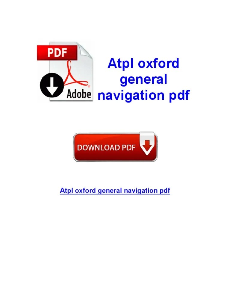 Atpl Oxford General Navigation PDF | Download Free PDF | Computer ...