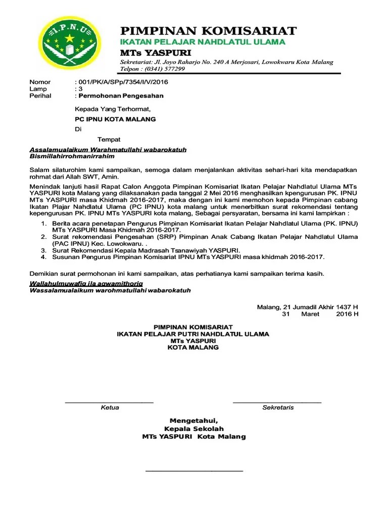 Borang permohonan pengesahan cukai taksiran. Contoh Surat Permohonan Pengesahan Ipnu Pdf