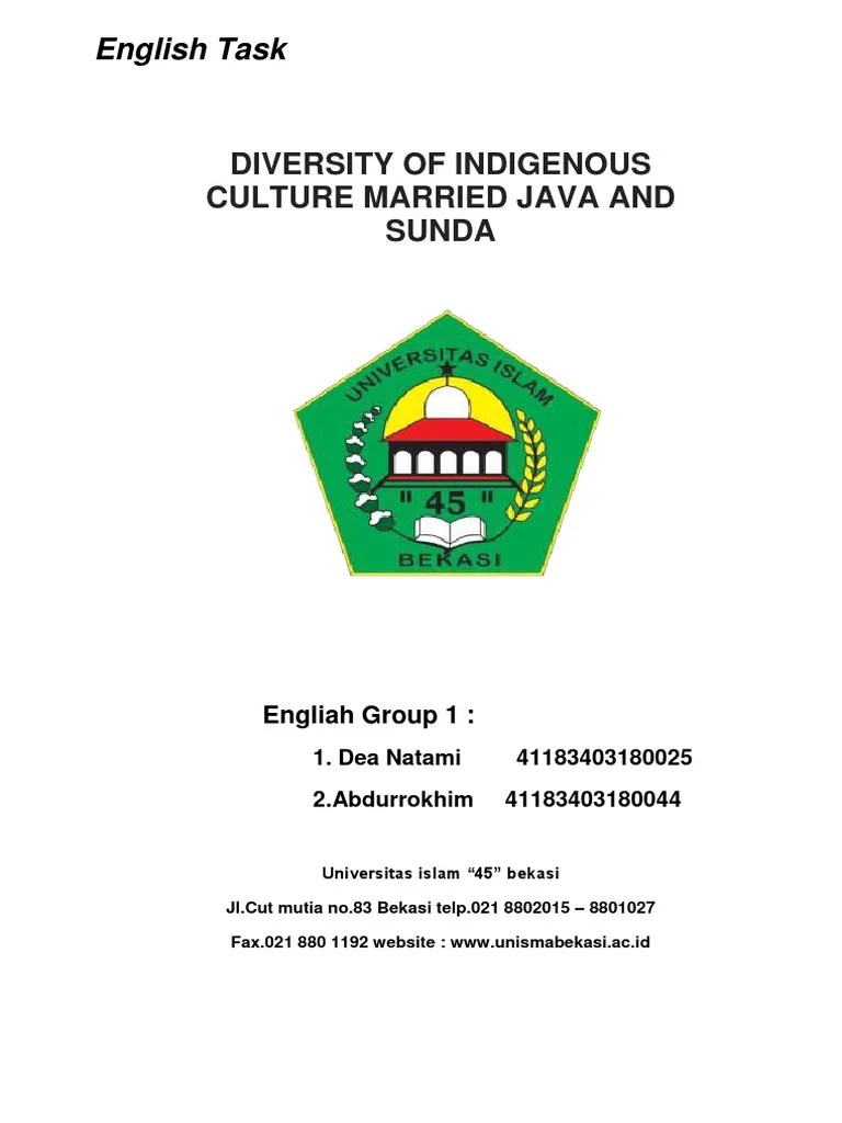 Diversity Of Indigenous Culture Married Java And Sunda | PDF | Wedding | Bride