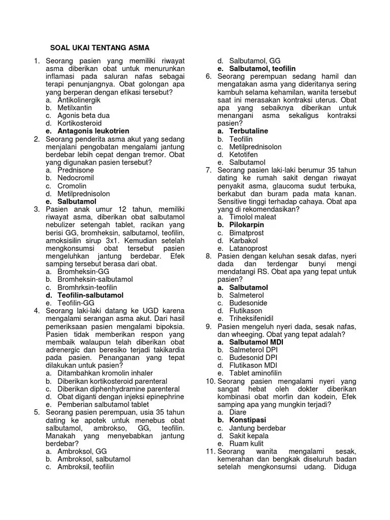 20201128 1a8c34a149 soal tes masuk universitas muhammadiyah malang. Contoh Soal Apoteker Dan Jawabannya Peranti Guru