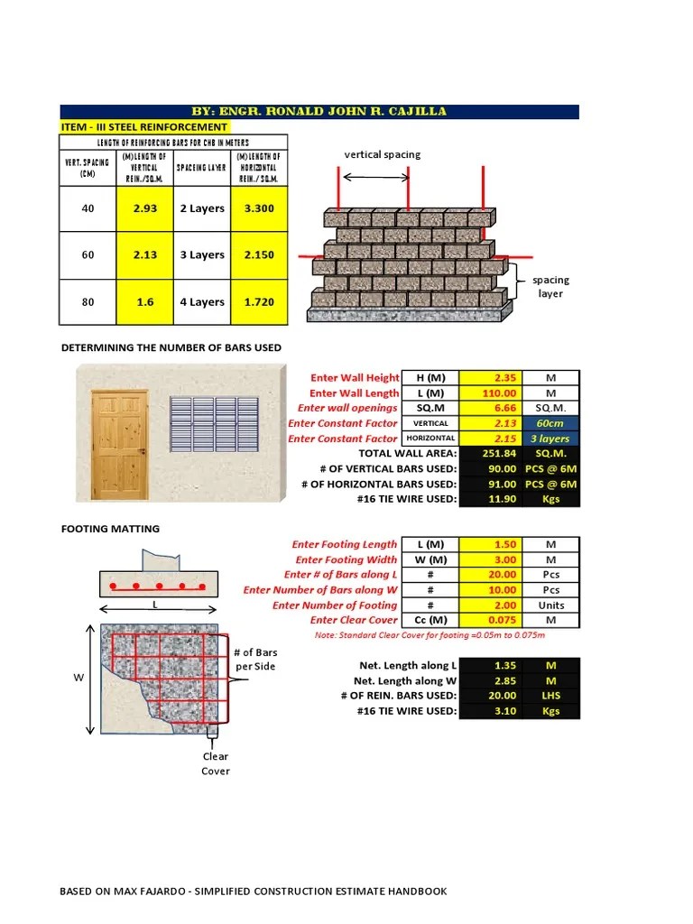 Reinforcement Calculation | PDF | Stairs | Building Technology