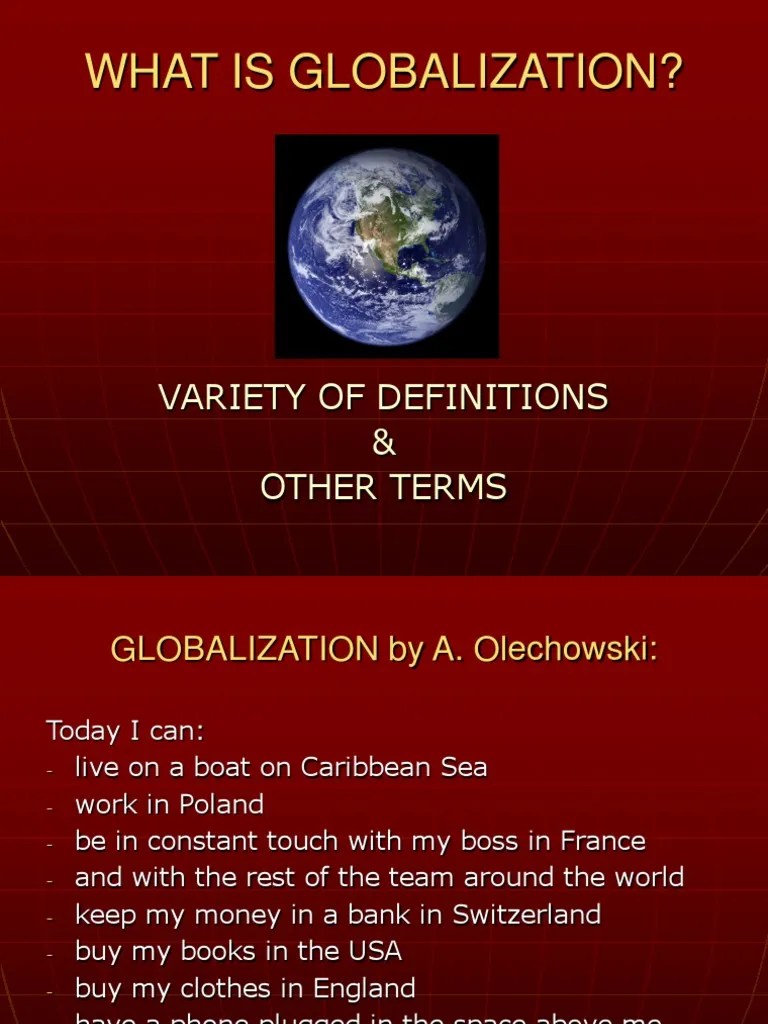 What Is Globalization | PDF | Globalization | International Relations