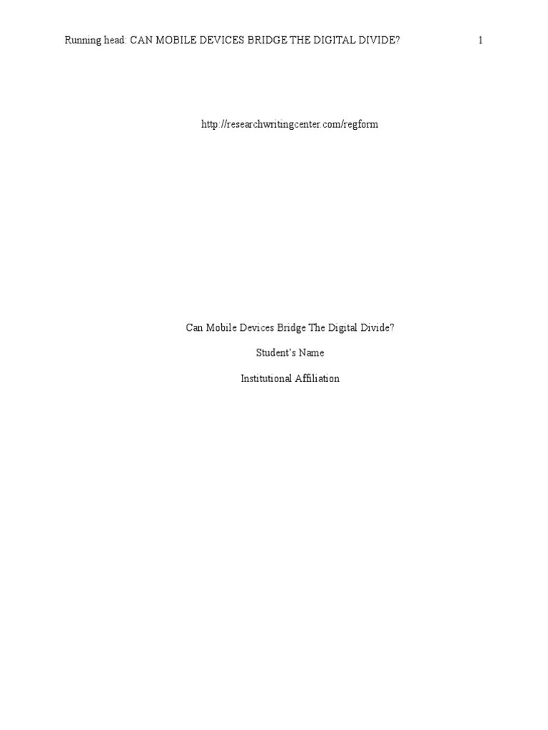 Media And The Digital Divide | PDF | Internet Access | Mobile Phones