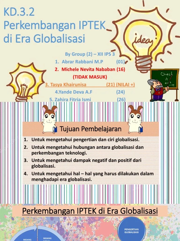 Keterbukaan di berbagai bidang yang . Perkembangan Segala Bidang Di Era Globalisasi Pdf