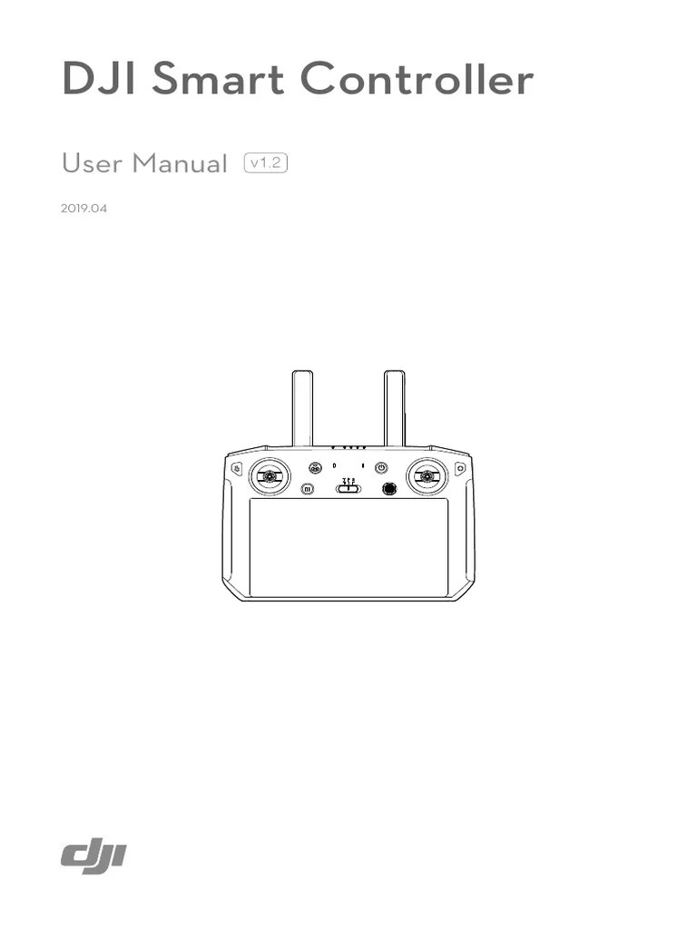 DJI Smart Controller: User Manual | PDF | Mobile App | Digital Technology