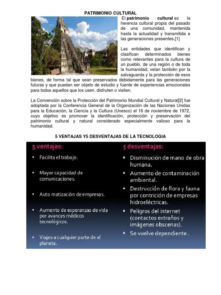 Patrimonio Cultural | PDF