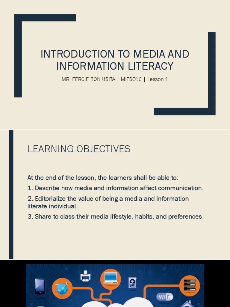 Introduction To Media And Information Literacy | PDF | Information ...