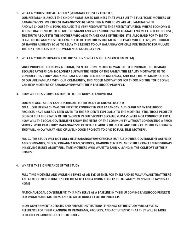 Thesis Defense Questions | PDF