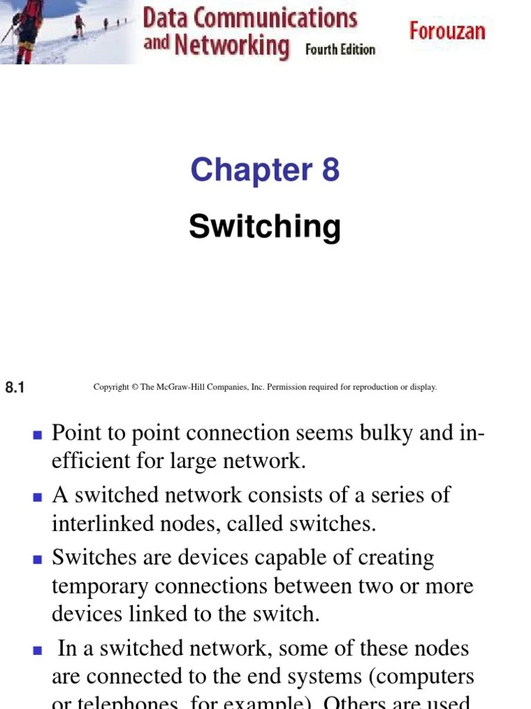 Switching | PDF | Packet Switching | Computer Network