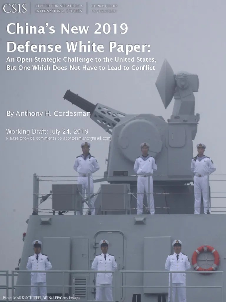 China Defence White Paper | PDF | National Security | People's Liberation Army