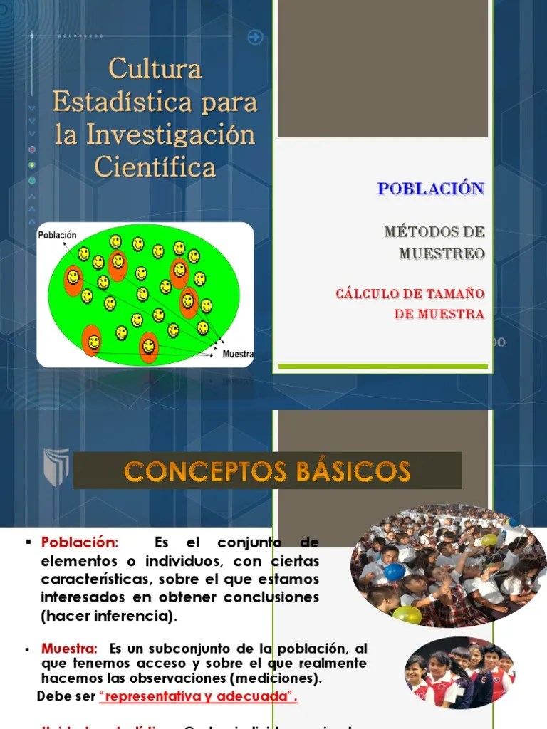 MUESTREO | PDF | Muestreo (Estadísticas) | Métodos De Evaluación