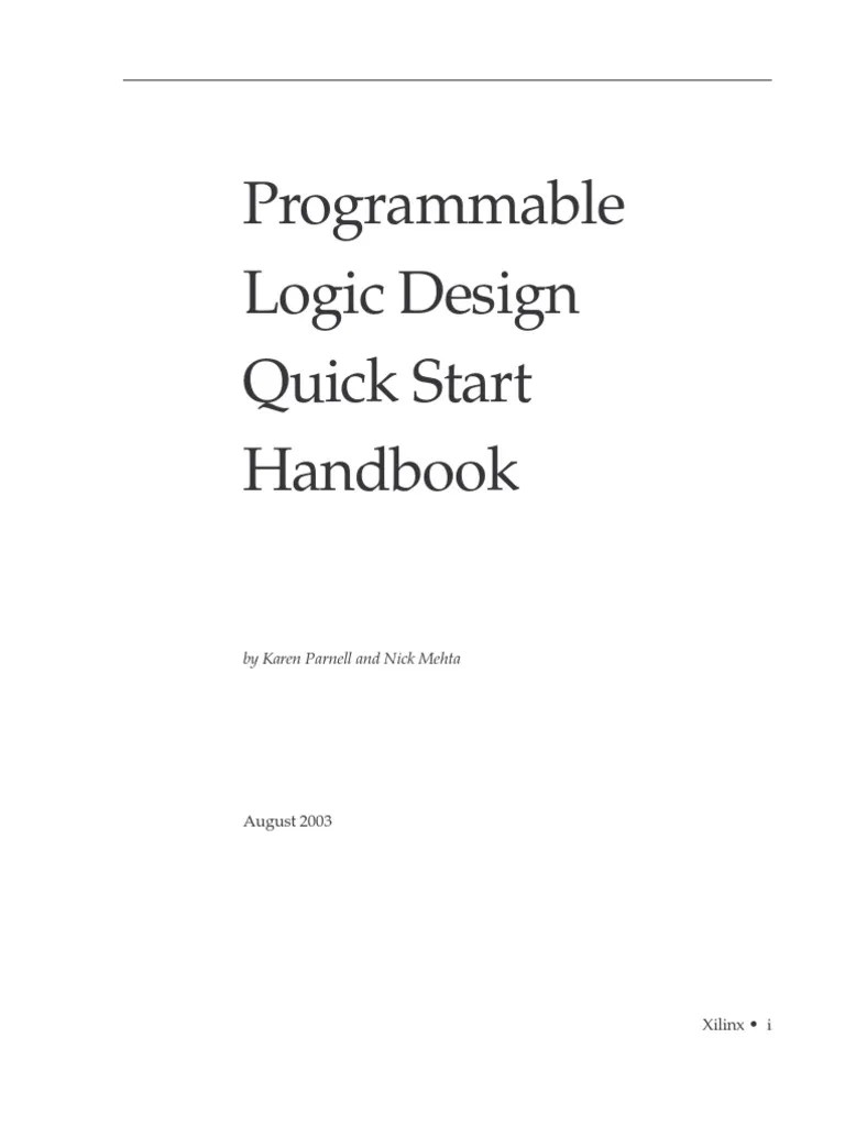 Xilinx PLC Handbook | PDF | Field Programmable Gate Array | Electronic ...