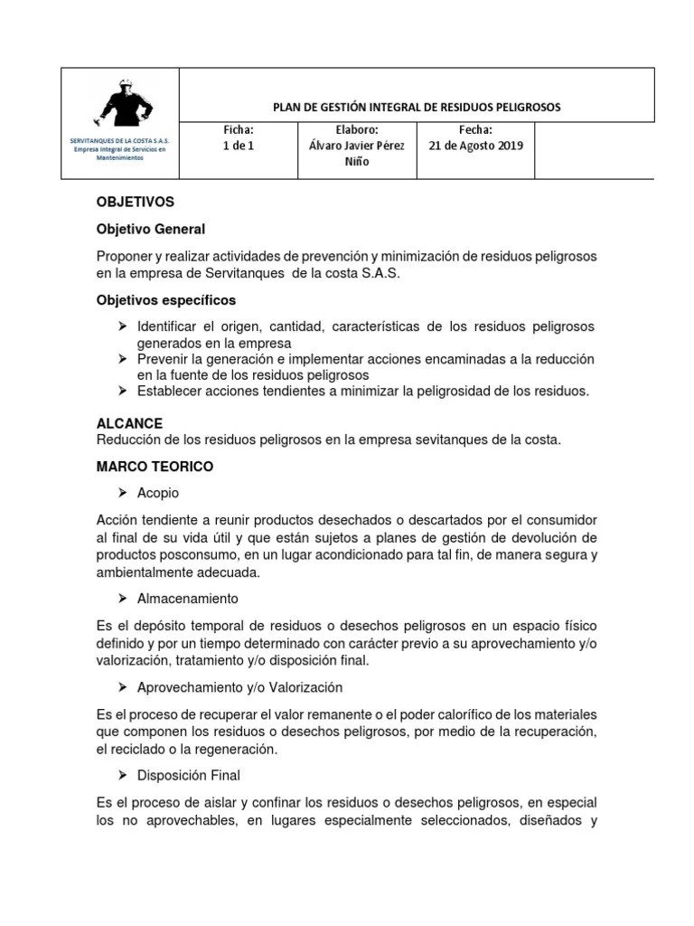 RESIDUOS | Descargar Gratis PDF | Residuos | Gestión De Residuos