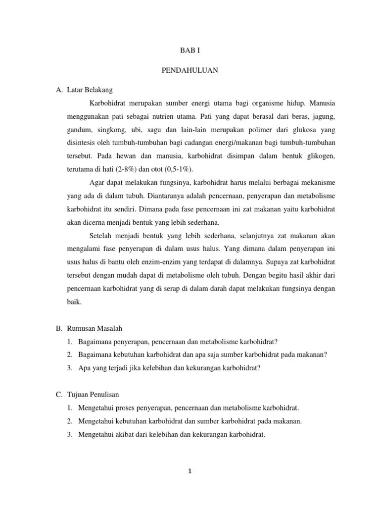 Makalah Karbohidrat | PDF