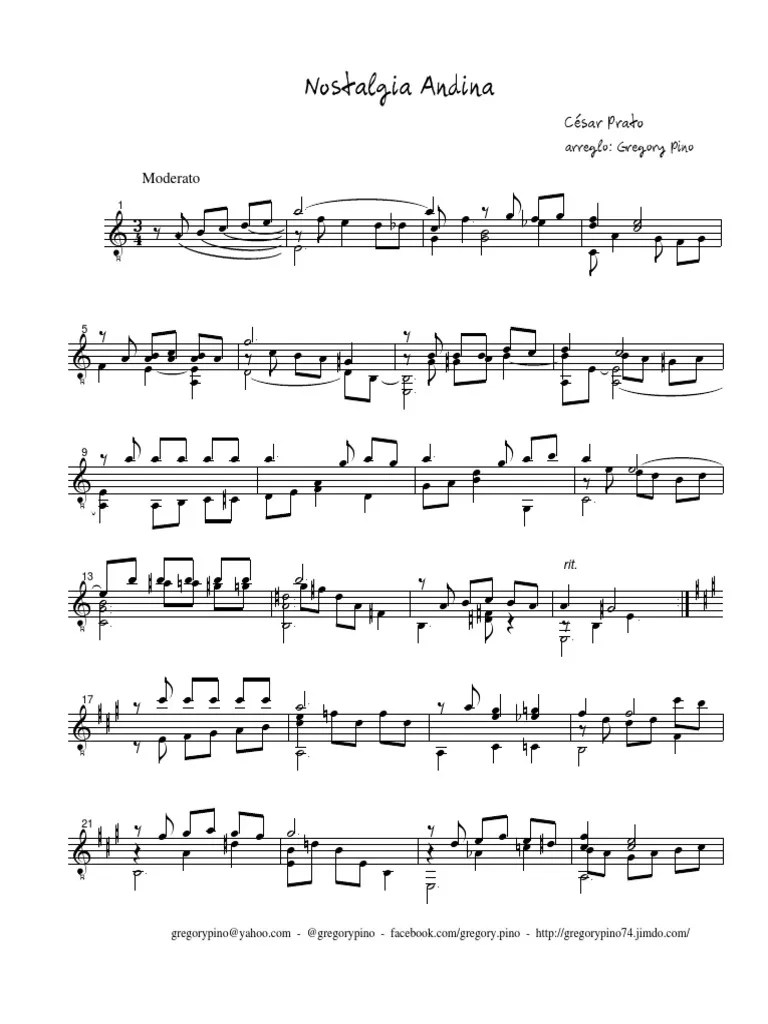 Nostalgia Andina PDF | PDF