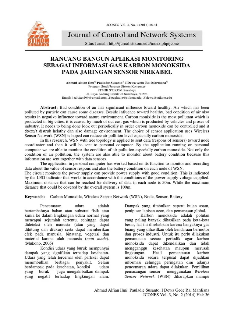 Jaringan Sensor | PDF | Wireless Sensor Network | Telecommunications