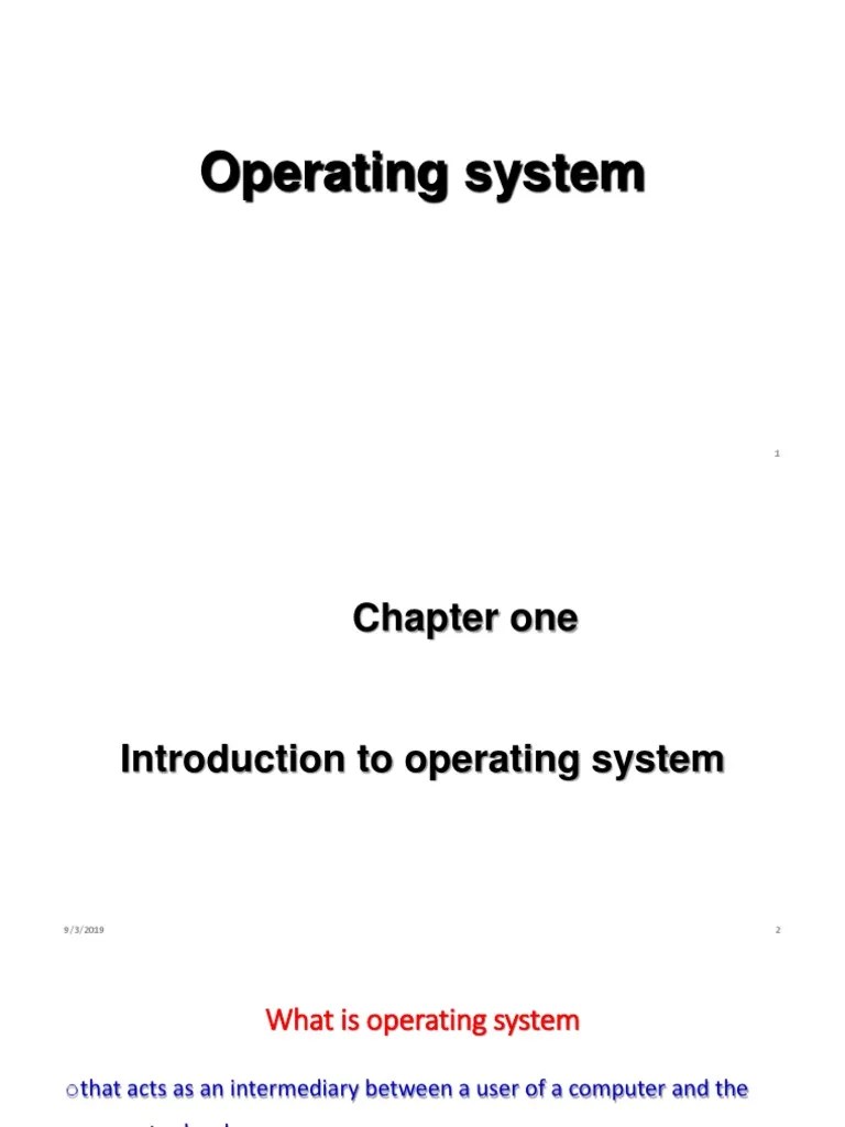 Operating System | PDF | Thread (Computing) | Process (Computing)