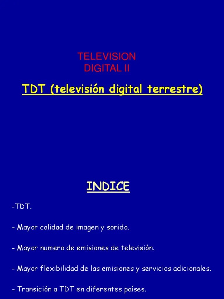 TDT TV Digital Terrestre | Descargar Gratis PDF | Televisión Digital ...