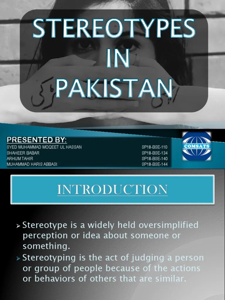 Stereotypes Presentation | PDF | Stereotypes | Self Concept