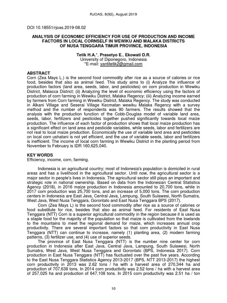 Article 02 | Download Free PDF | Multicollinearity | Errors And Residuals