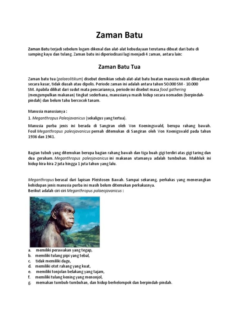 Zaman Batu v. 2 | PDF