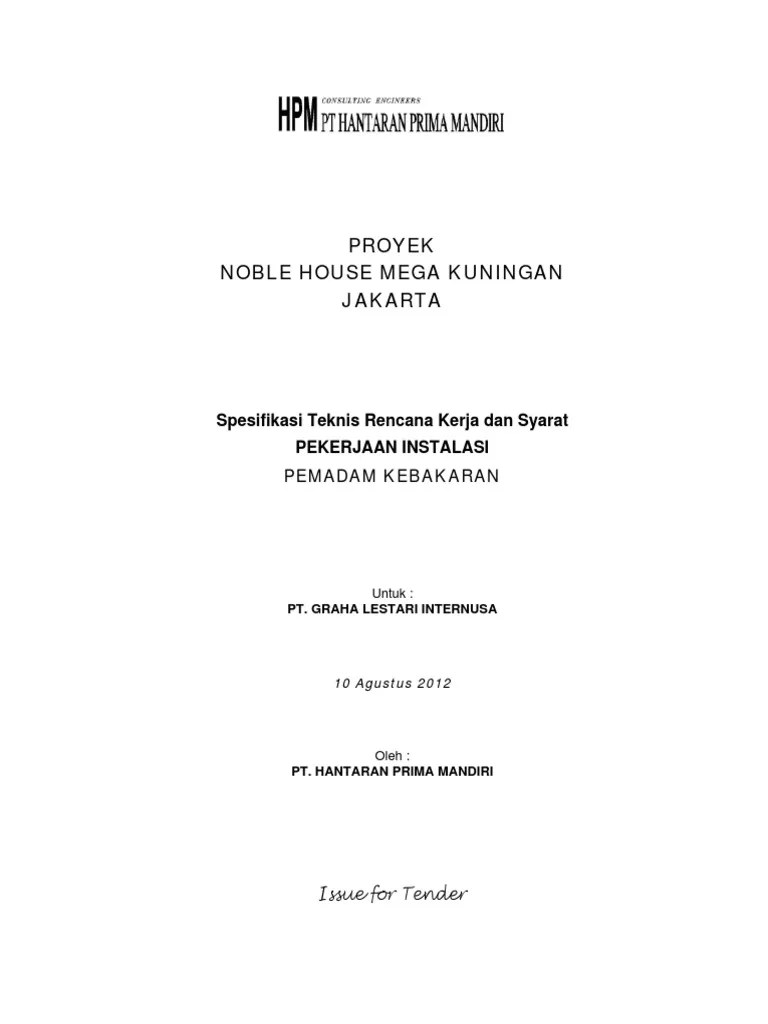Peraturan menteri dalam negeri nomor 16 tahun 2009. Spesifikasi Plumbing Pdf