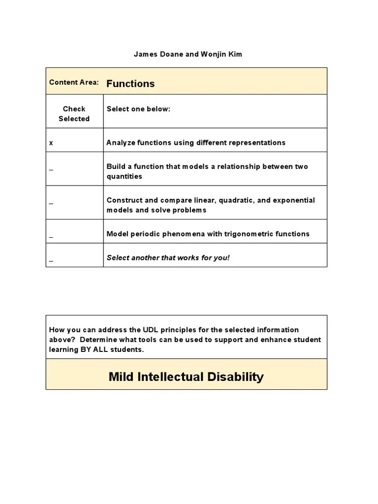 Udl At 1 | PDF | Hearing Loss | Visual Impairment
