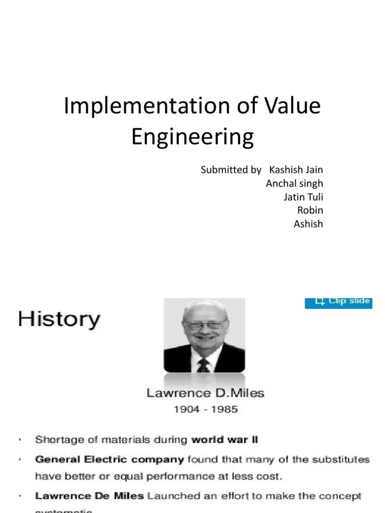 Implementation Of Value Engineering | Download Free PDF | Engineering | Creativity