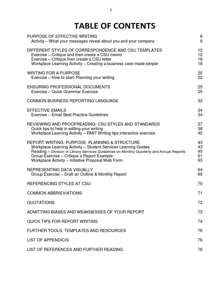 Business Report Writing Skills | PDF | Linguistics | Cognitive Science