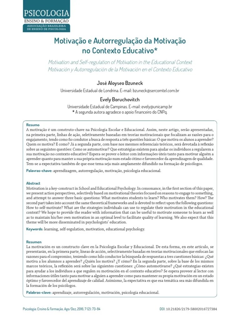 Motivação | PDF | Motivação | Motivacional