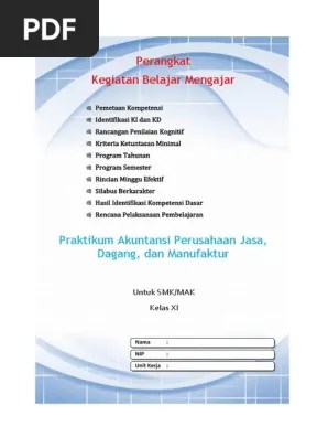 AKL 05 Praktikum Akuntansi Perusahaan Jasa, Dagang, Dan Manufaktur 11 | PDF